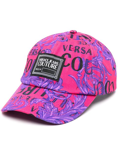 Versace Jeans Couture Baseballkappe mit Logo-Patch
