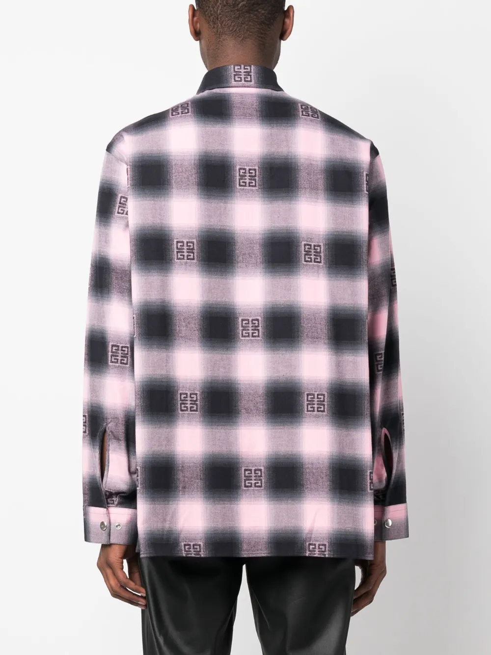 Givenchy Overhemd met logoprint Roze