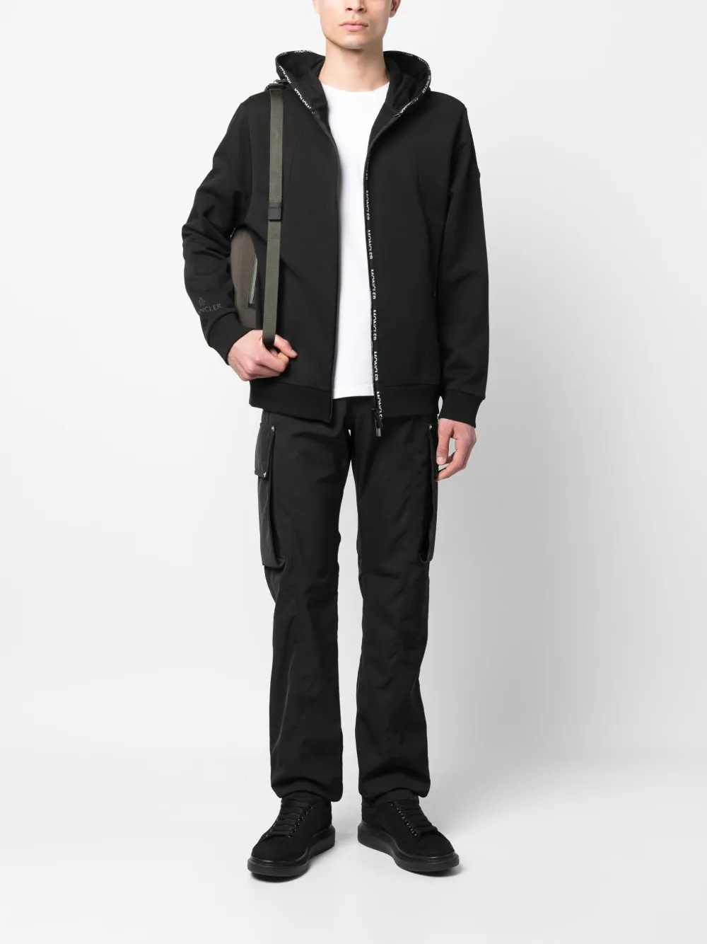 Moncler Jack met capuchon - Zwart