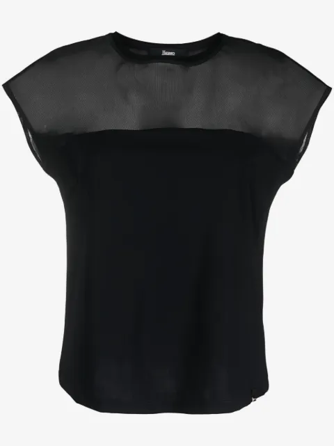Herno playera con panel de tul