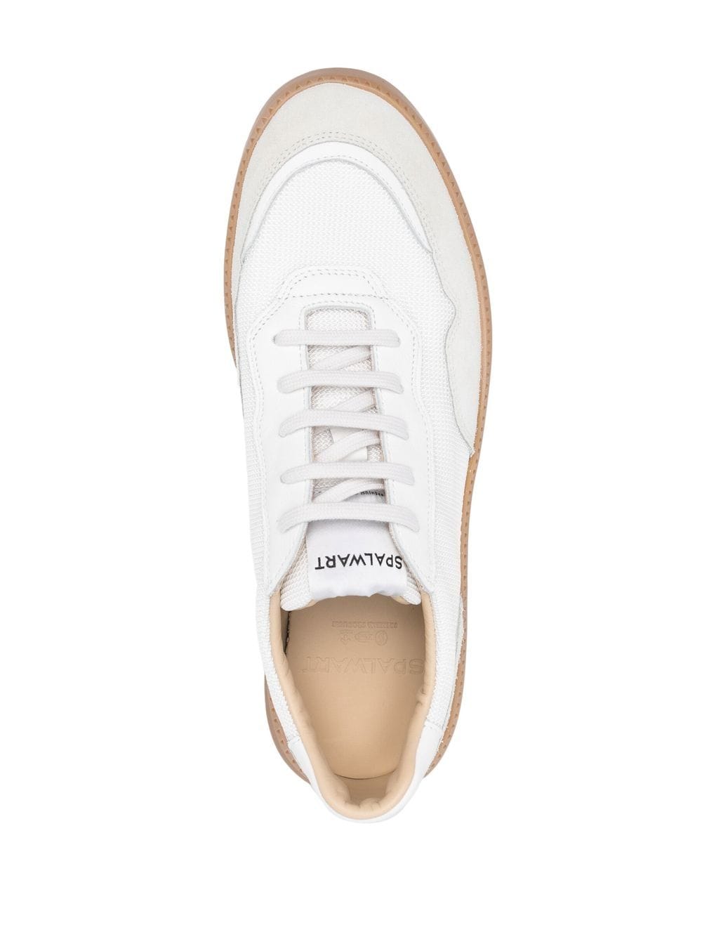 Shop Spalwart Panelled Low-top Sneakers In Weiss