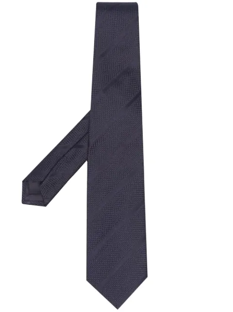 Tagliatore striped silk tie