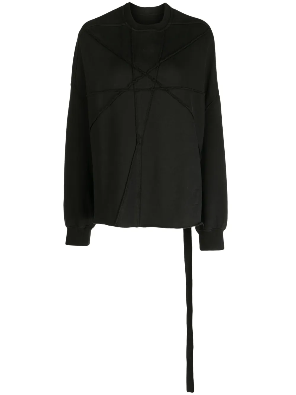 Rick Owens Drkshdw Crater Sweatshirt In Black