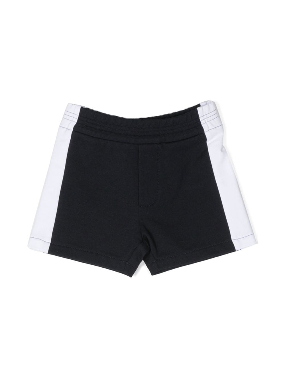 Image 2 of Moncler Enfant logo-patch cotton track shorts