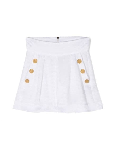 Balmain Kids shorts con logo estampado