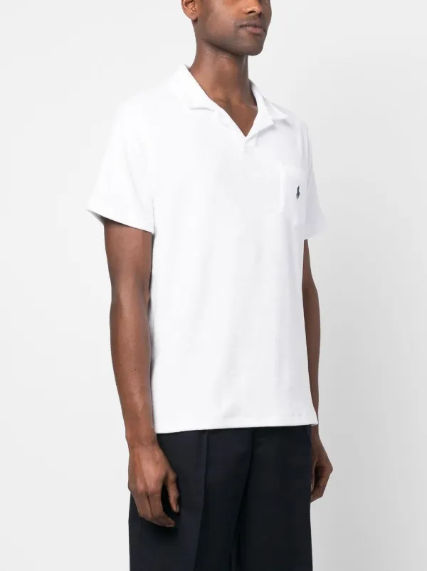 Polo Ralph Lauren Polo Pony Shortsleeved Polo Shirt | White | FARFETCH