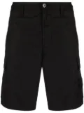 Stone Island Compass-patch cargo shorts - Black