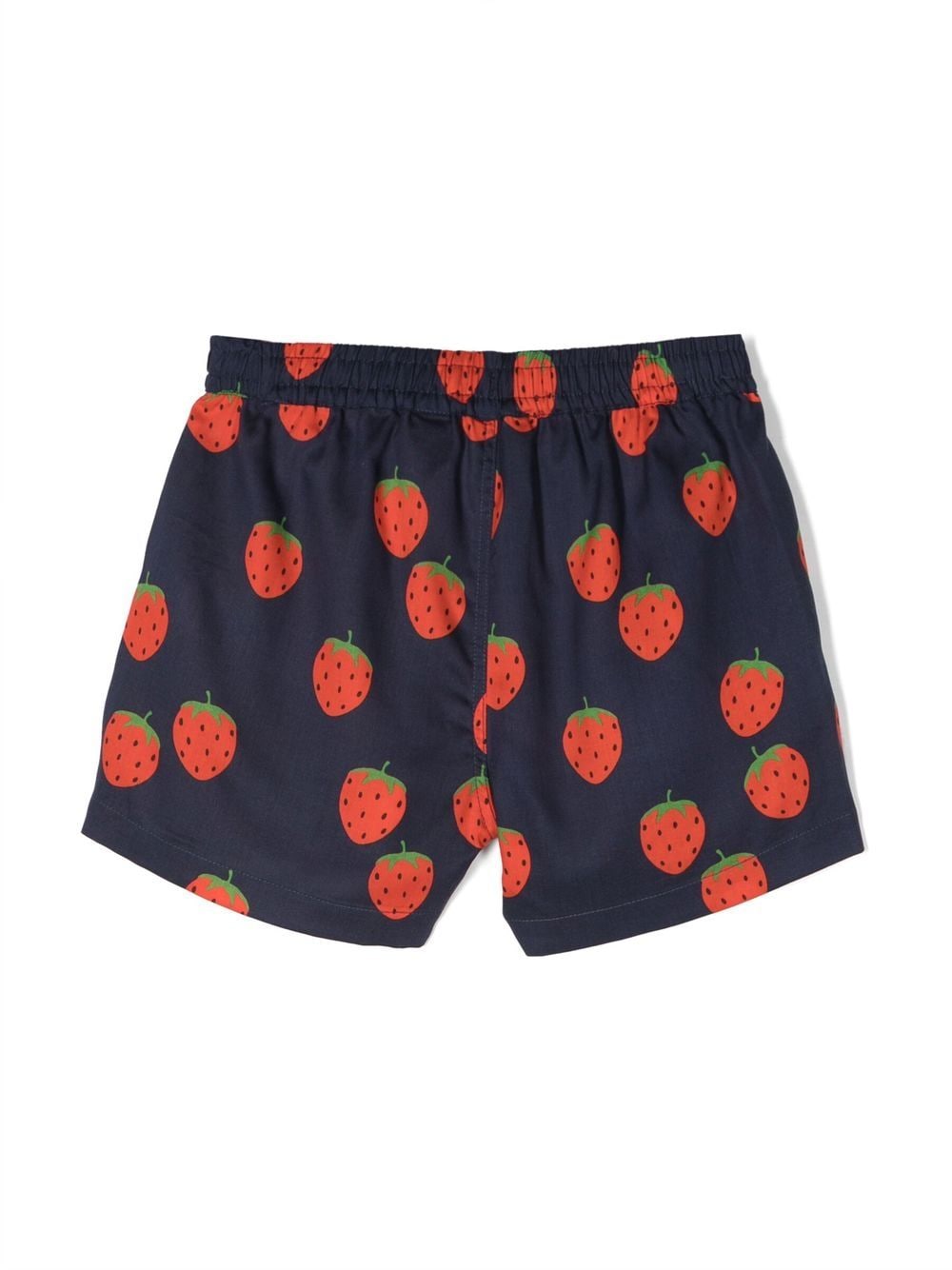 Shop Mini Rodini Strawberry-print Shorts In 蓝色