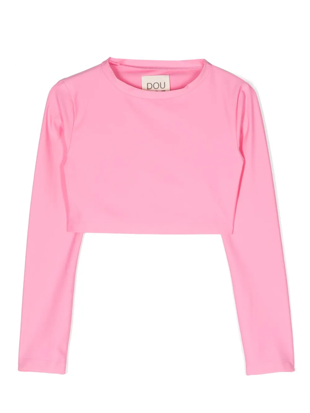 Douuod Kids' Pink T-shirt With Long Sleeves For Girl