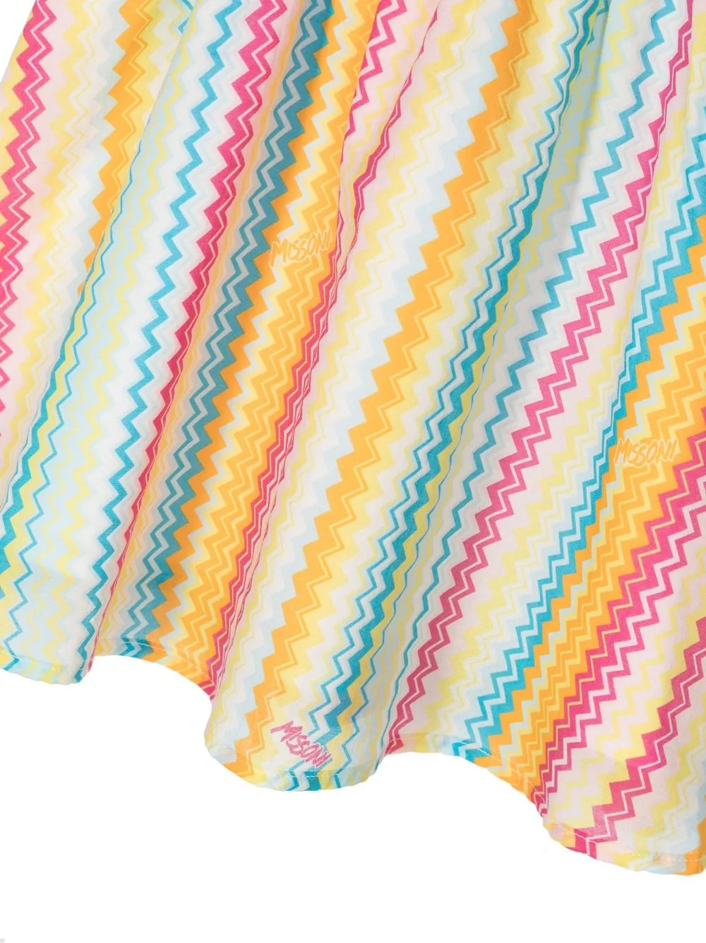 Missoni Stripe-pattern Dress In Yellow
