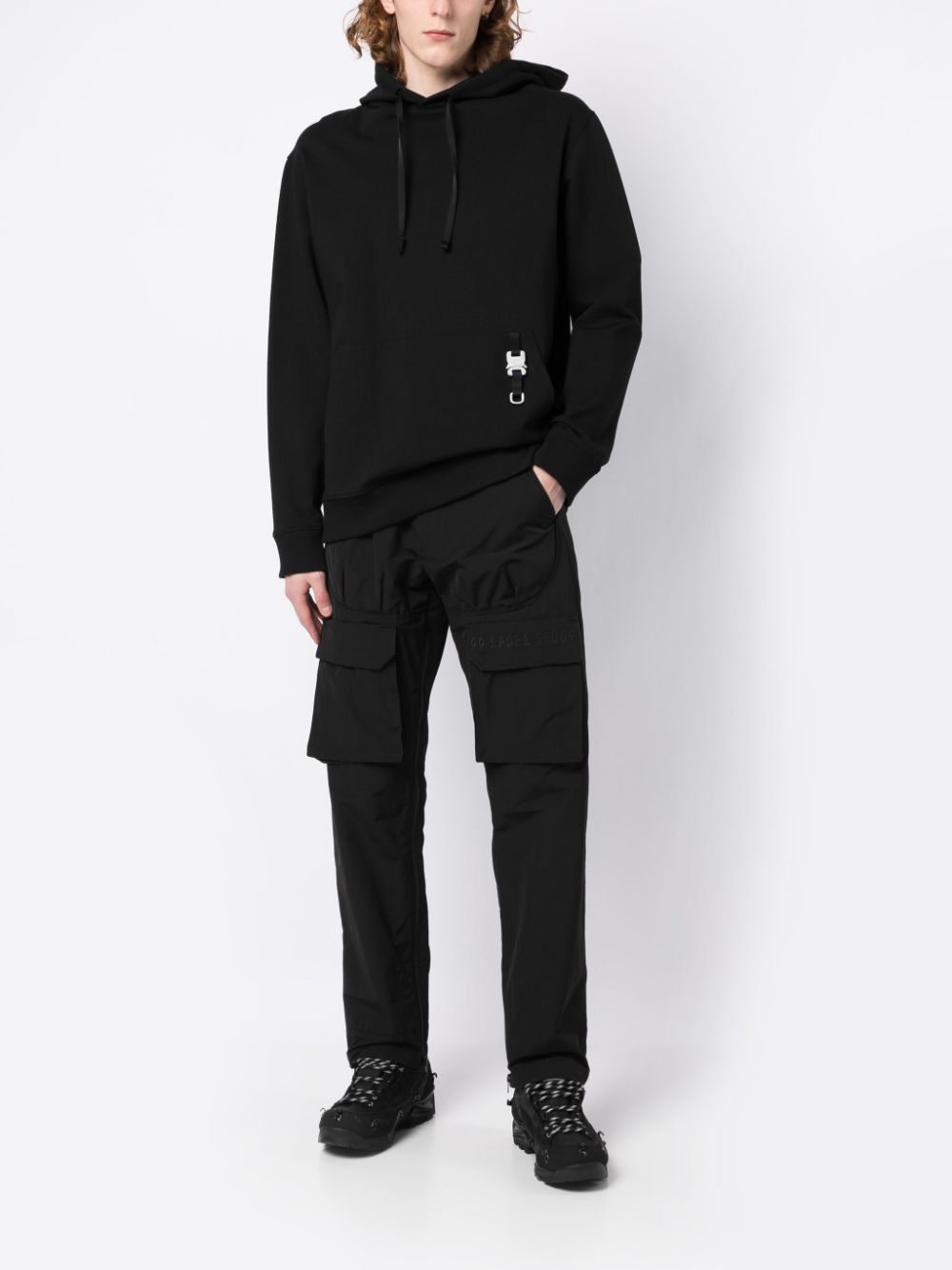 Shop 44 Label Group Multi-pocket Parachute Trousers In Schwarz