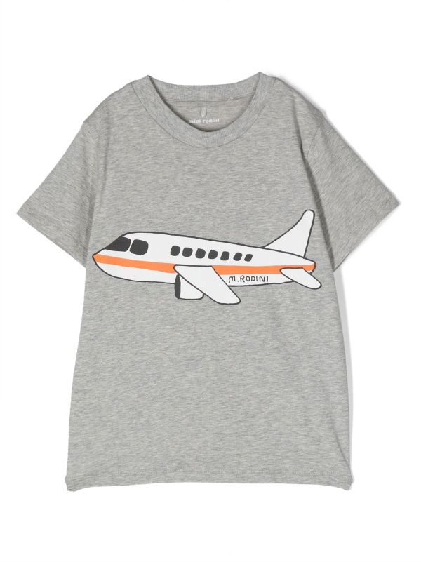 Mini Rodini plane-print Cotton T-shirt - Farfetch