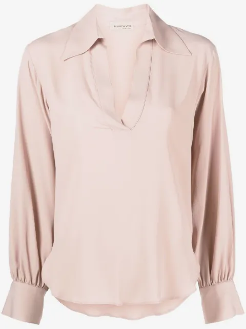 Blanca Vita Gedrapeerde blouse