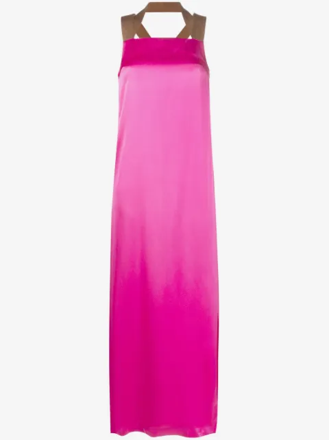 Alysi vestido largo drapeado