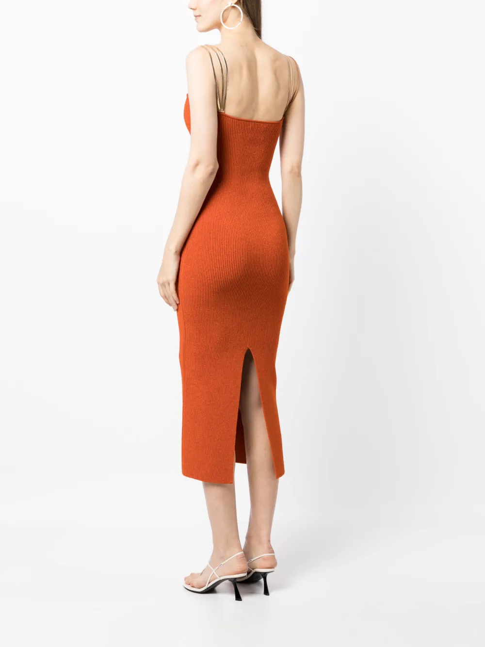 Galvan London Knitted Midi Dress Farfetch