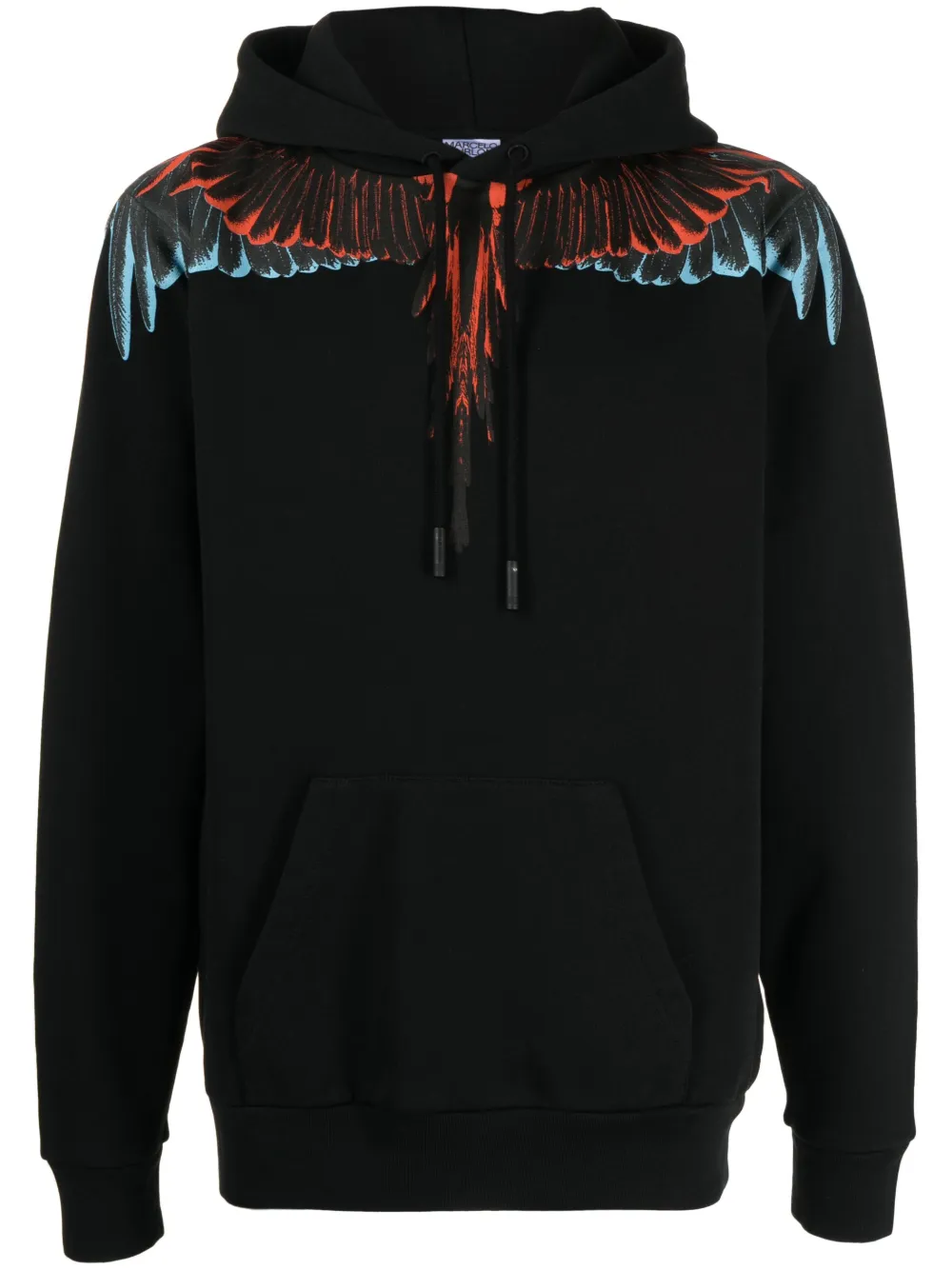 Marcelo Burlon County of Milan Wings long-sleeved hoodie - Black