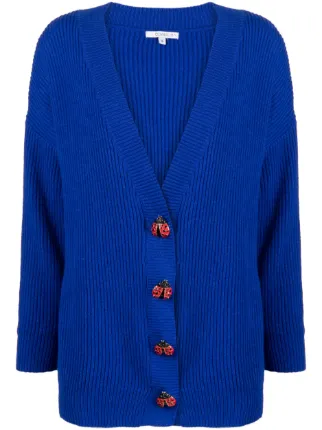 Olivia Rubin Frankie motif-buttons Cardigan - Farfetch