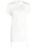 Courrèges cut-out suspenders mini dress - White