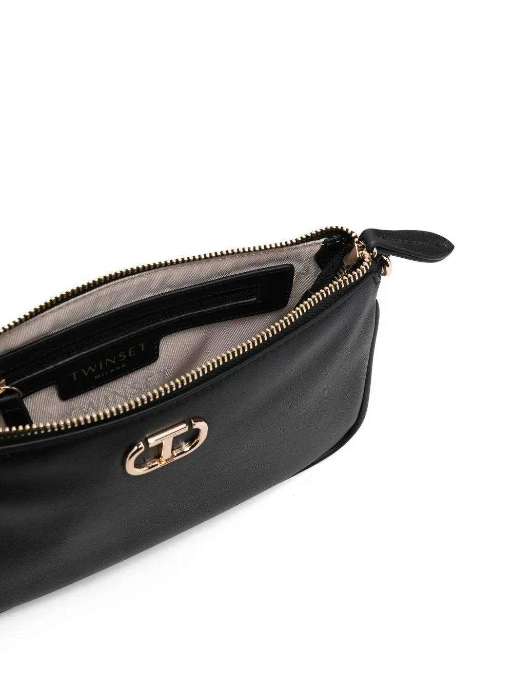 Twinset Together Three-in-one Shoulder Bag In Schwarz