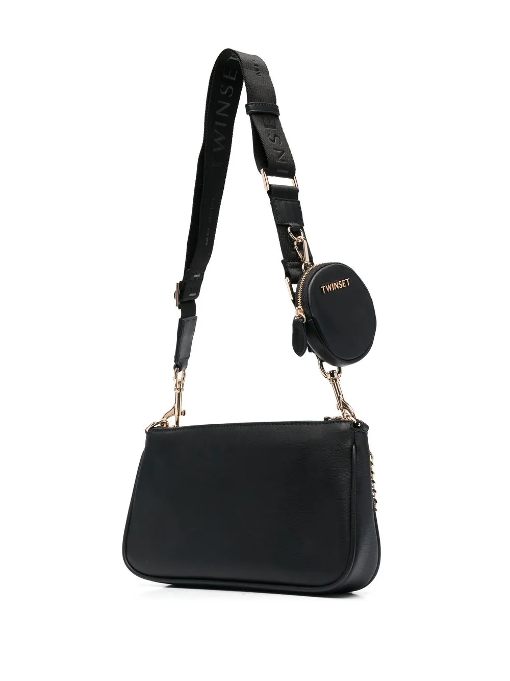 Twinset Together Three-in-one Shoulder Bag In Schwarz