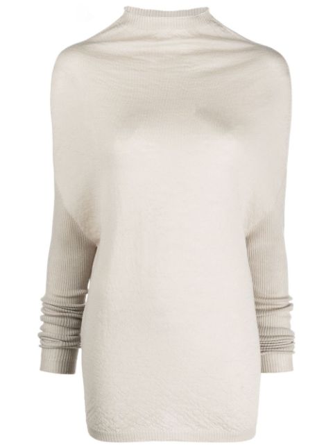 Rick Owens - long-sleeve cashmere jumper