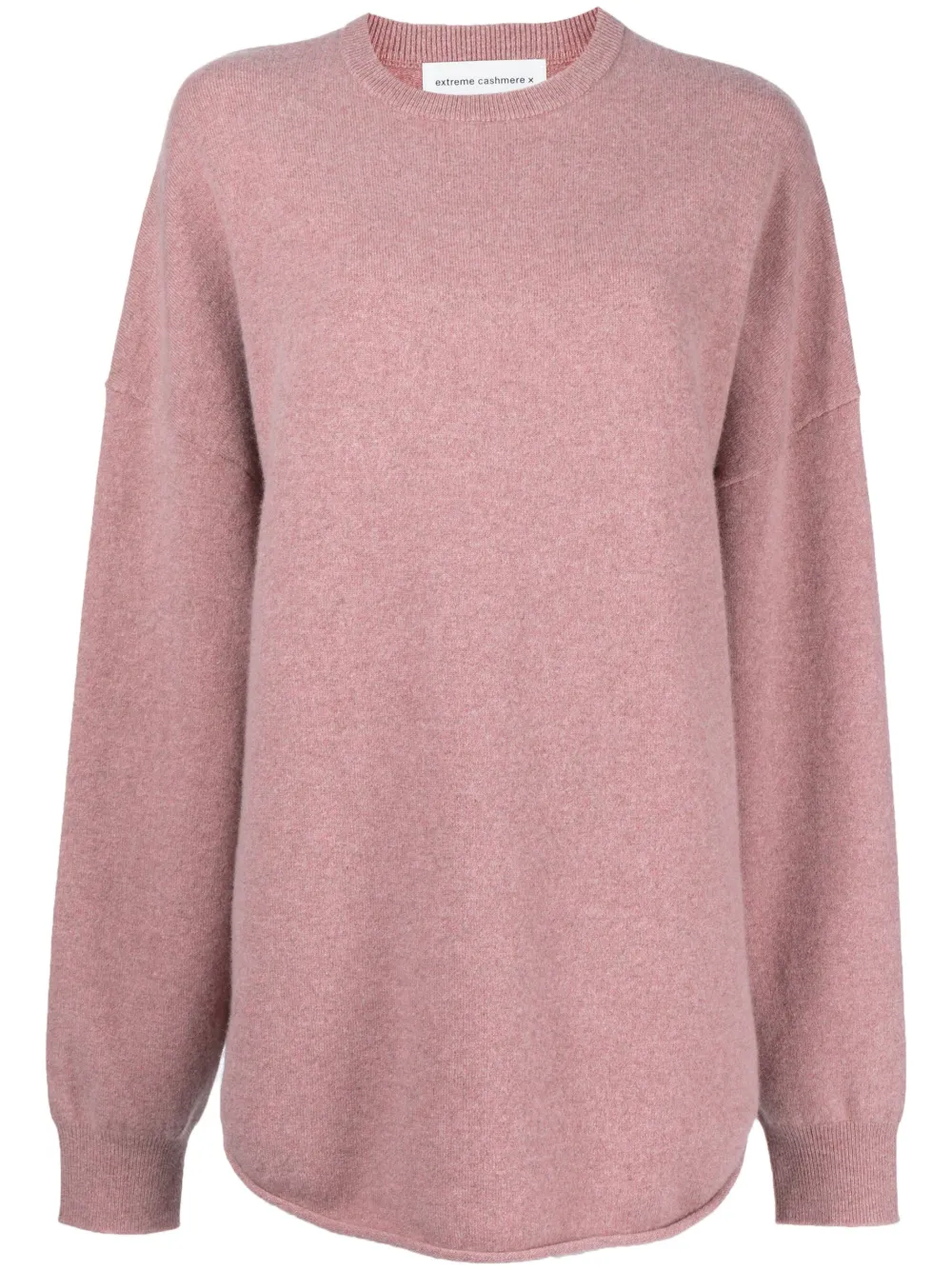 extreme cashmere crew-neck long-sleeved jumper - Pink
