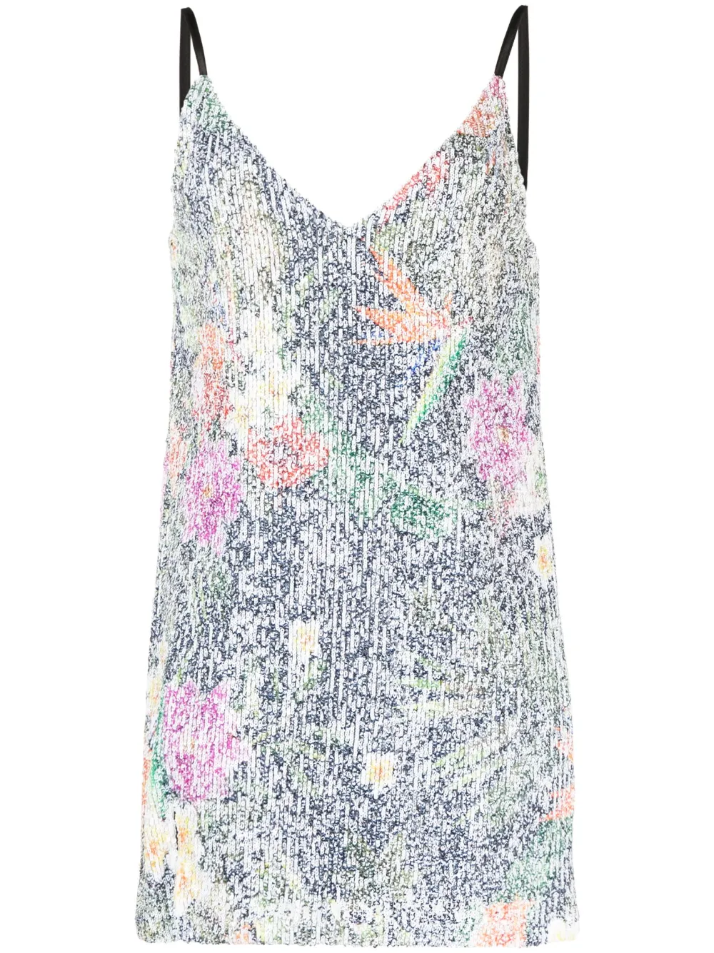 In The Mood For Love floral-print mini dress