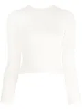 PRISM² Equilibrium cropped top - White