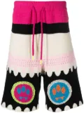 BARROW knitted cotton shorts - Pink