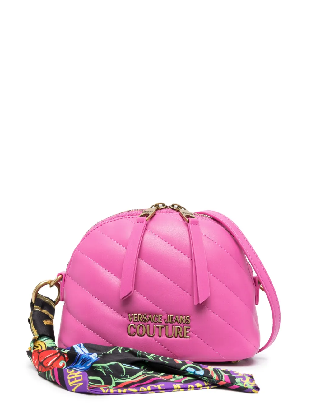 Versace Jeans Couture Logoplaque Crossbody Bag In Pink ModeSens
