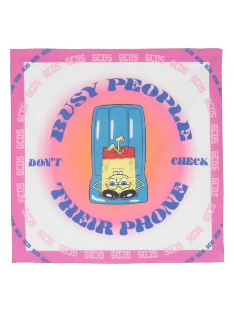 GCDS mascada con estampado de Bob Esponja