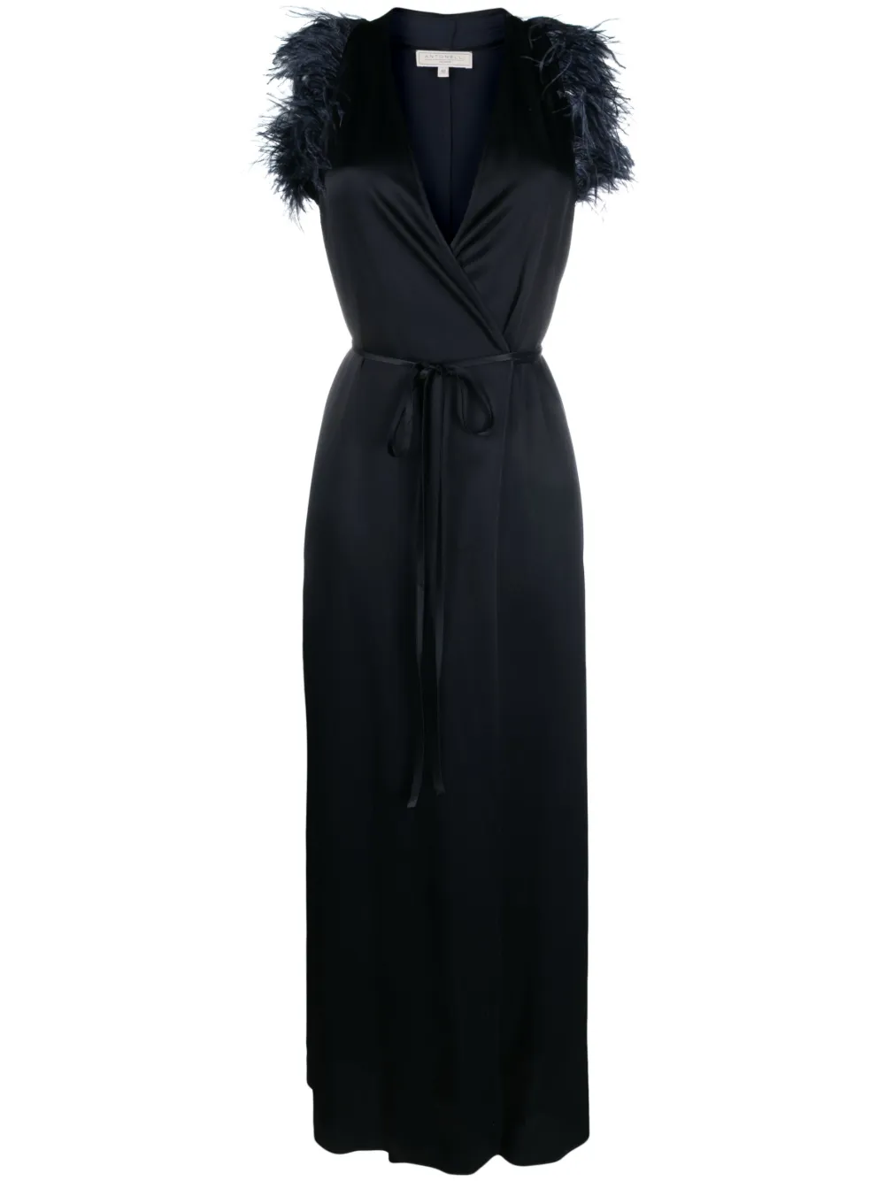 Antonelli Camelia Sleeveless Long Dress In Blau