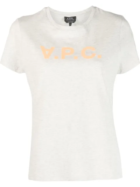 A.P.C. logo-print cotton T-shirt