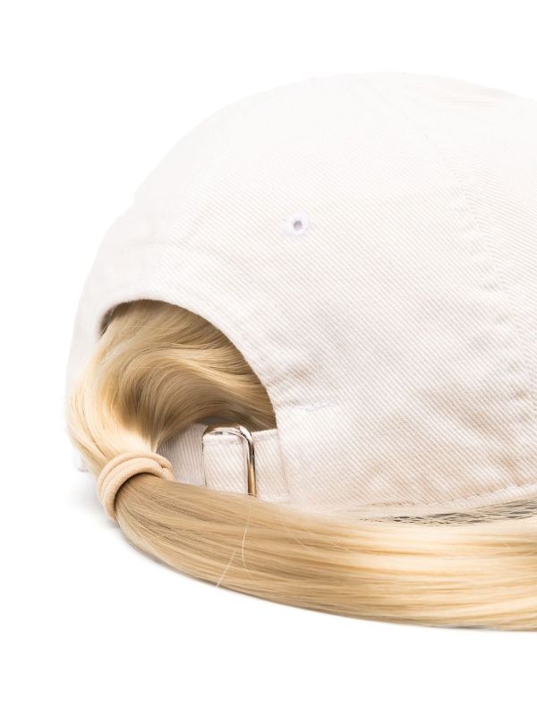 Doublet Faux hair-detail Cap - Farfetch