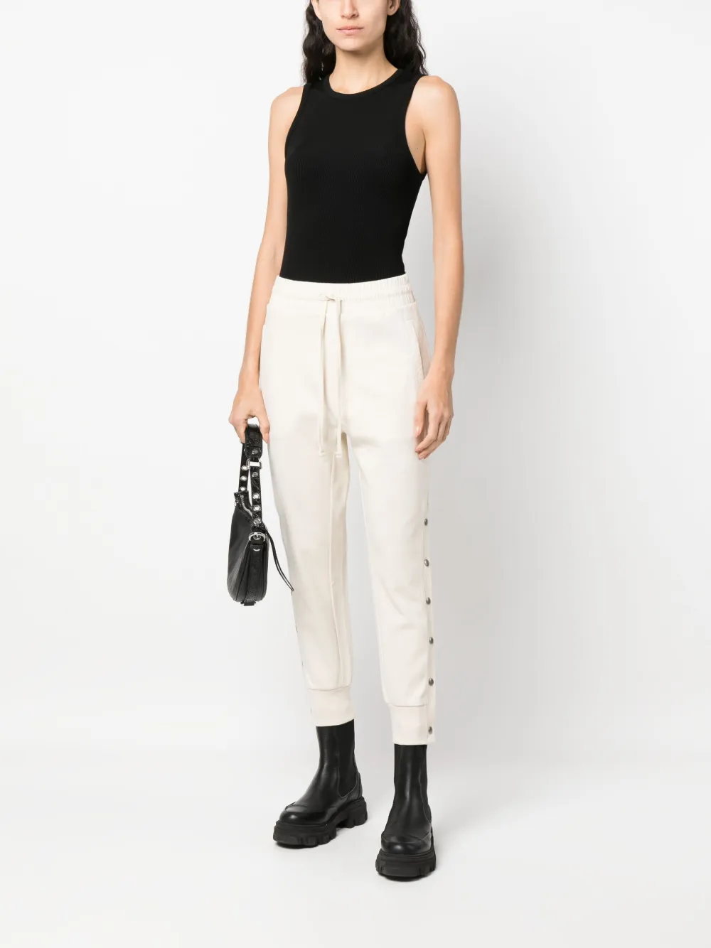Thom Krom Katoenen trainingsbroek - Beige