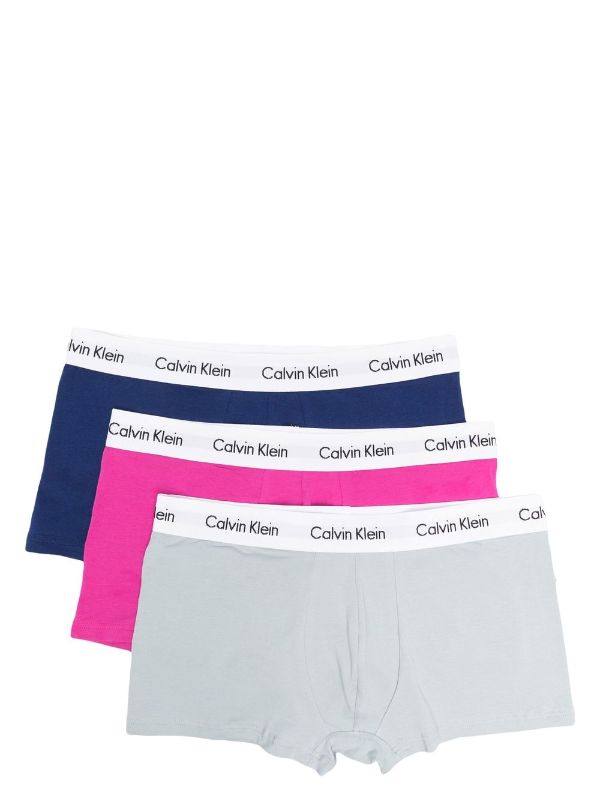 Calvin Klein three-pack logo-waistband Boxers - Farfetch