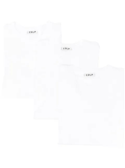 CDLP Set aus drei T-Shirts mit Rundhalsausschnitt