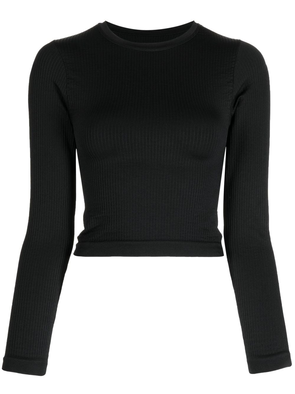 Prism Equilibrium Cropped Top In Schwarz