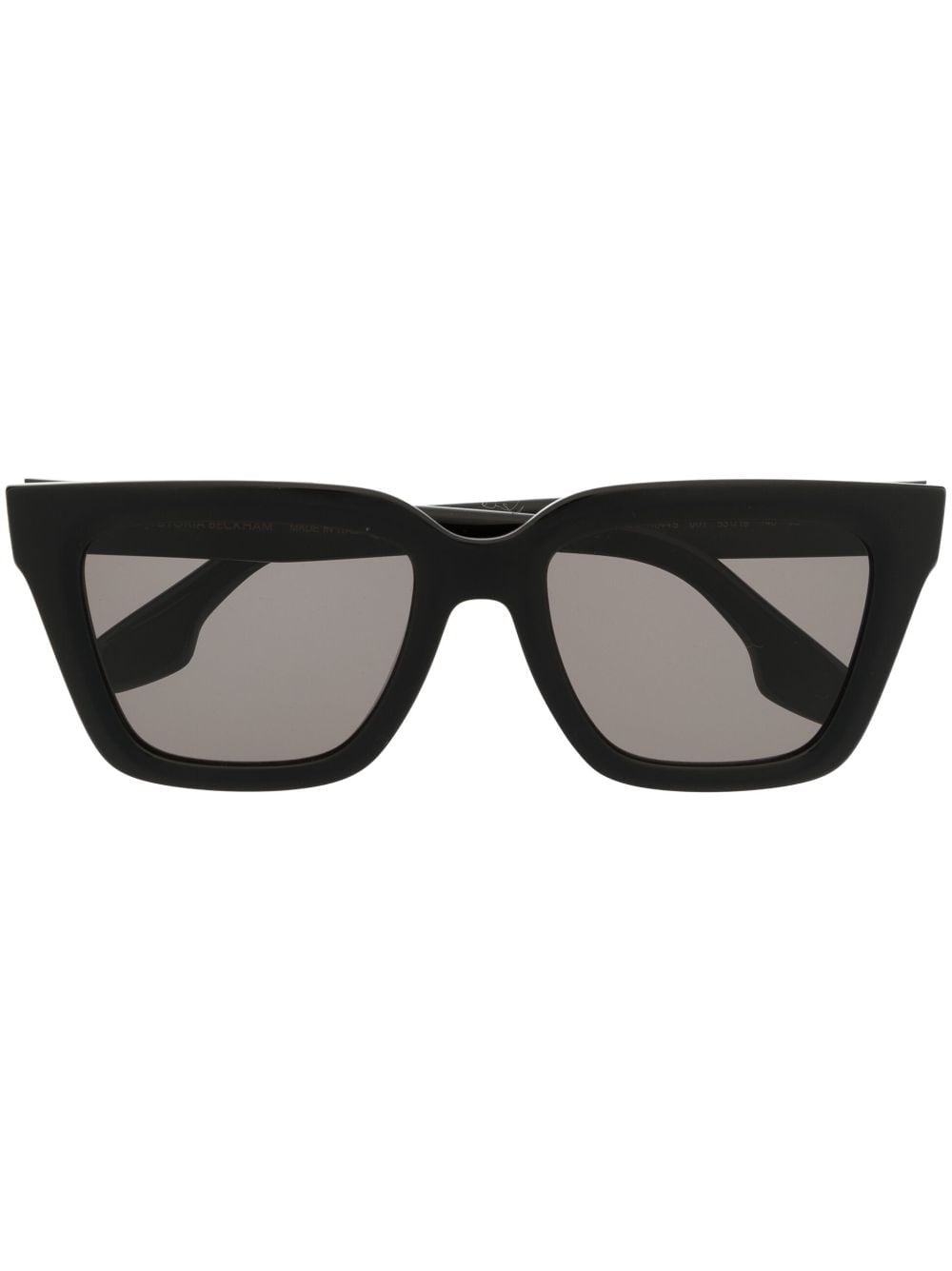 victoria beckham lunettes de soleil à monture rectangulaire - noir