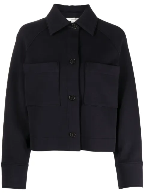 Vince button-up fitted shirt jacket