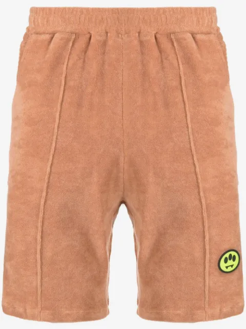 BARROW logo-patch terry shorts