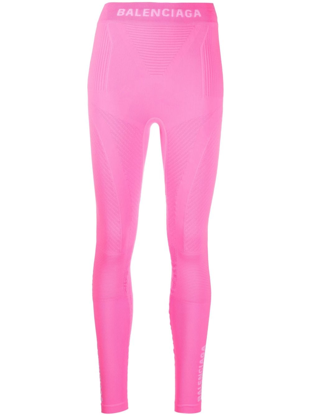 Shop Balenciaga Athletic High Waist Leggings In Pink