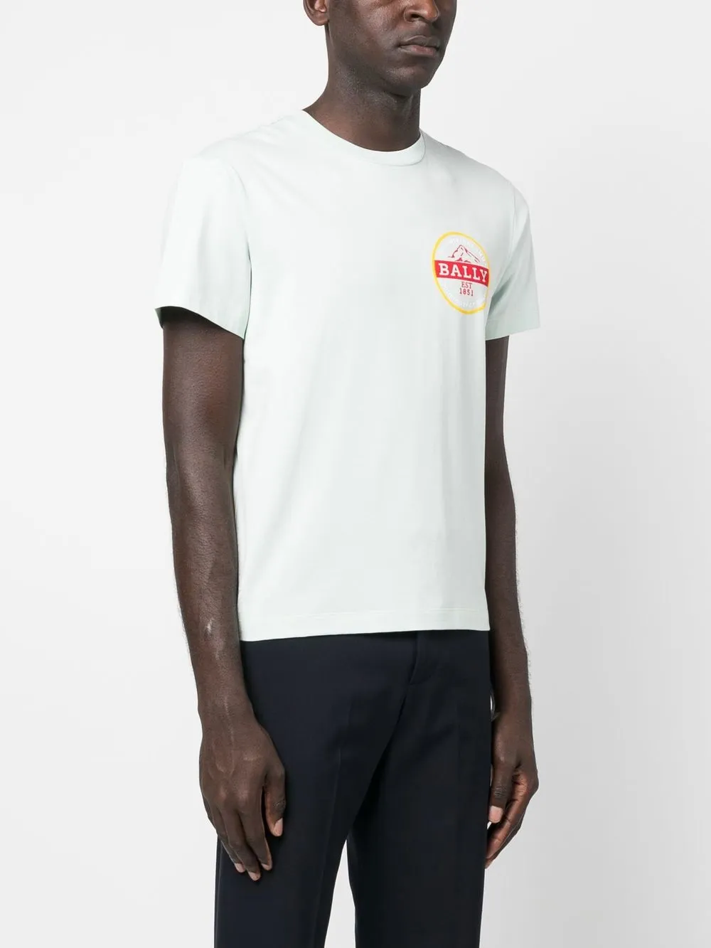 image 3 of bally logo印花棉t恤