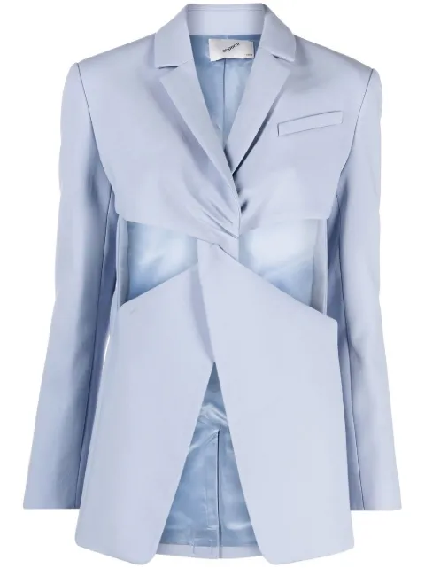 Coperni cut-out single-breasted blazer