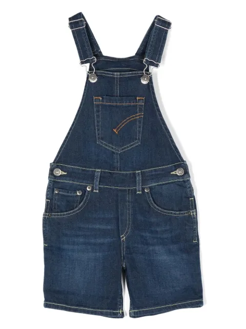 DONDUP KIDS salopette en jean à patch logo