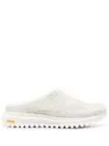 Diemme Maggiore crackled leather slides - Neutrals