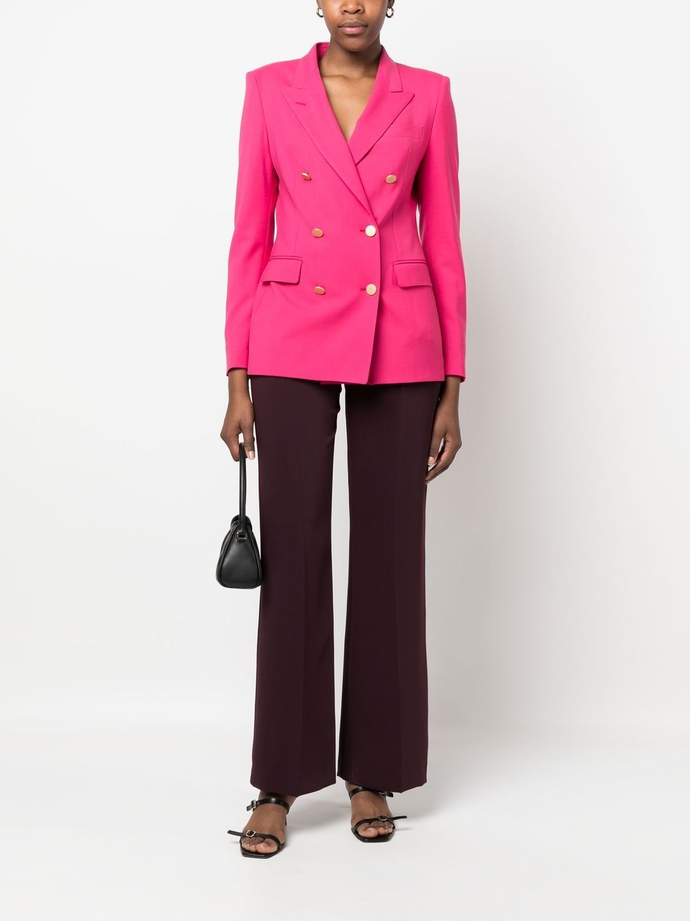 Tagliatore Blazer met dubbele rij knopen - Roze