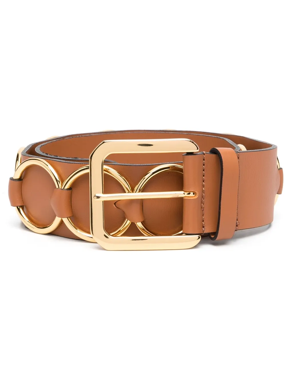ETRO punchhole Leather Belt Farfetch