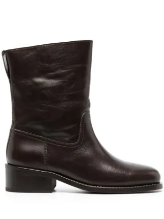 LEMAIRE ankle-length Leather Boots - Farfetch