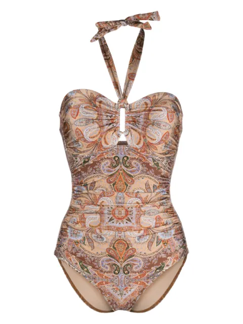 ZIMMERMANN Devi paisley-print swimsuit